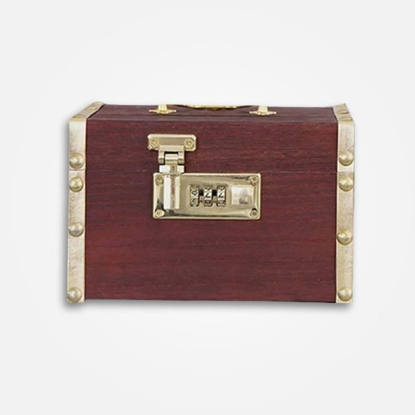 tirelire coffre en bois