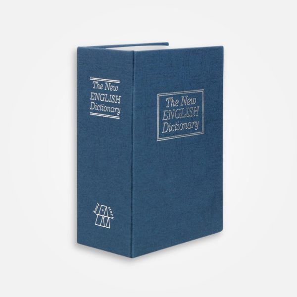 Tirelire en forme de livre bleu