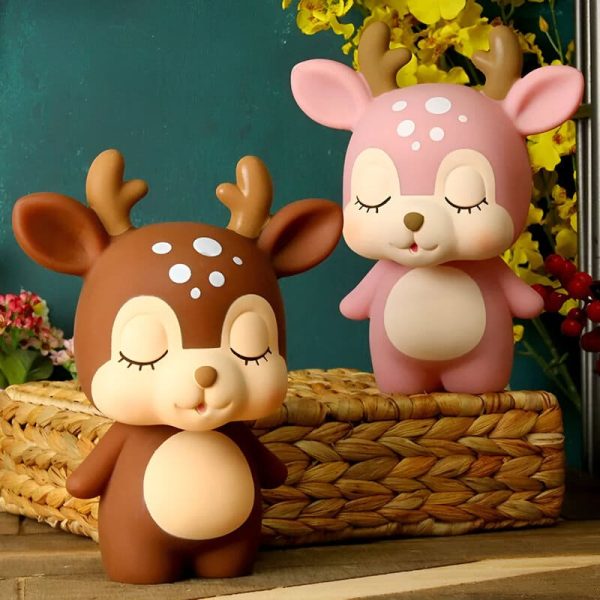 tirelire cerf enfant