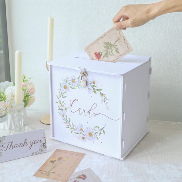 Boîte Tirelire Baptême élégante