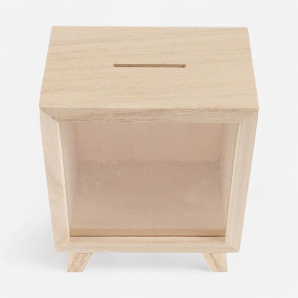 tirelire en bois personnalisable
