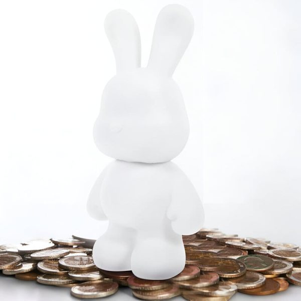 tirelire lapin blanc