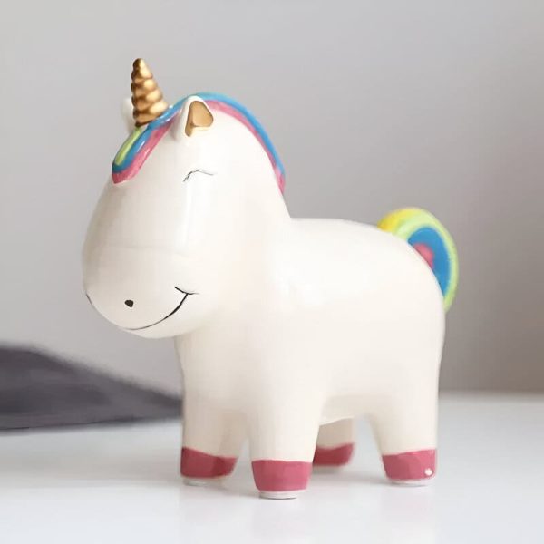 tirelire licorne à décorer