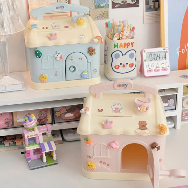 tirelire maison pour enfant