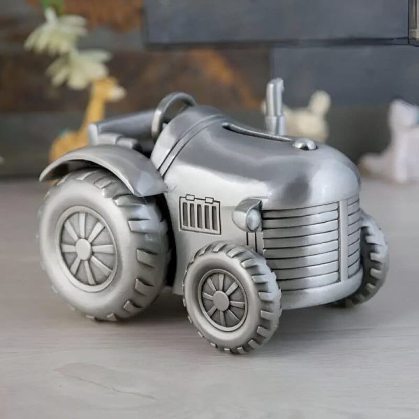 Tirelire Tracteur Argent