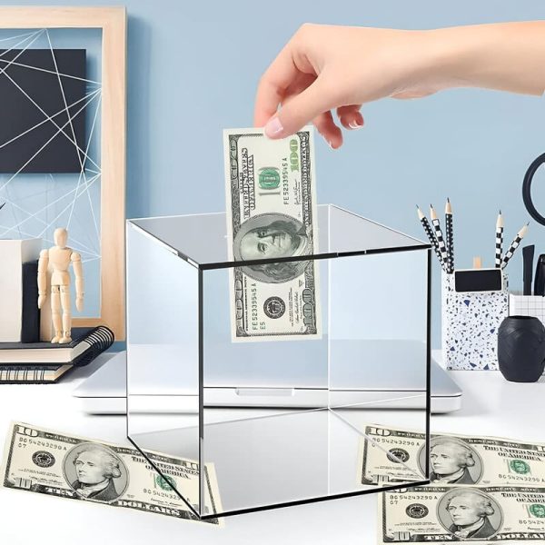 tirelire transparente